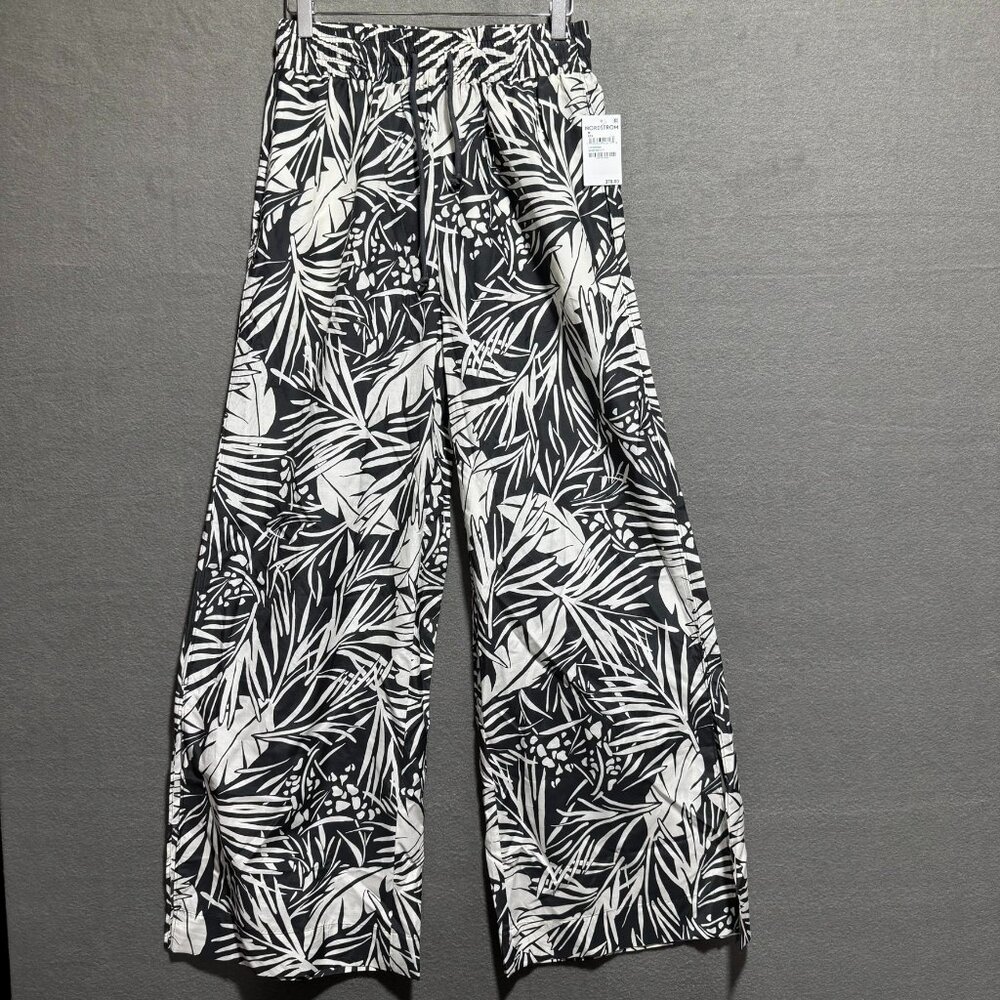 Frame Lounge Pant Drawstring Cotton/Silk Wide-leg NWT $378